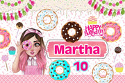 Banner para fiesta - FG 035 MIS PASTELITOS